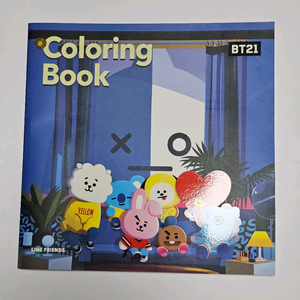 방탄소년단 BT21 컬러링북1