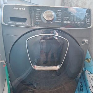 삼성애드워시23KG/13KG드럼세탁기/건조기블랙캐비어
