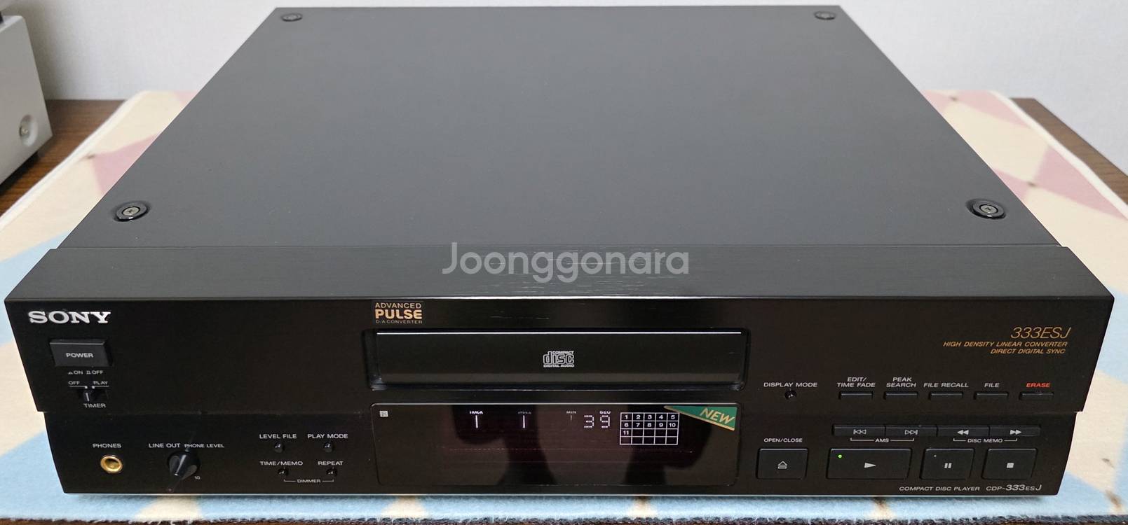 소니 CD 플래이어 CDP-333ESJ--1