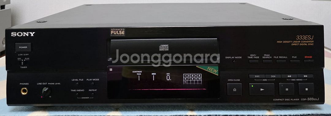 소니 CD 플래이어 CDP-333ESJ--0