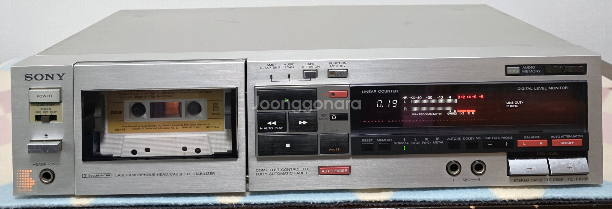 SONY 카세트 데크 TC-FX705--0