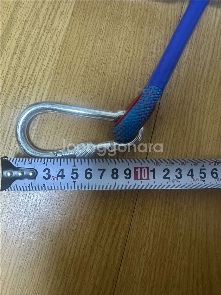 다용도 로프1.2mm 10m + 카라비너 새상품--2