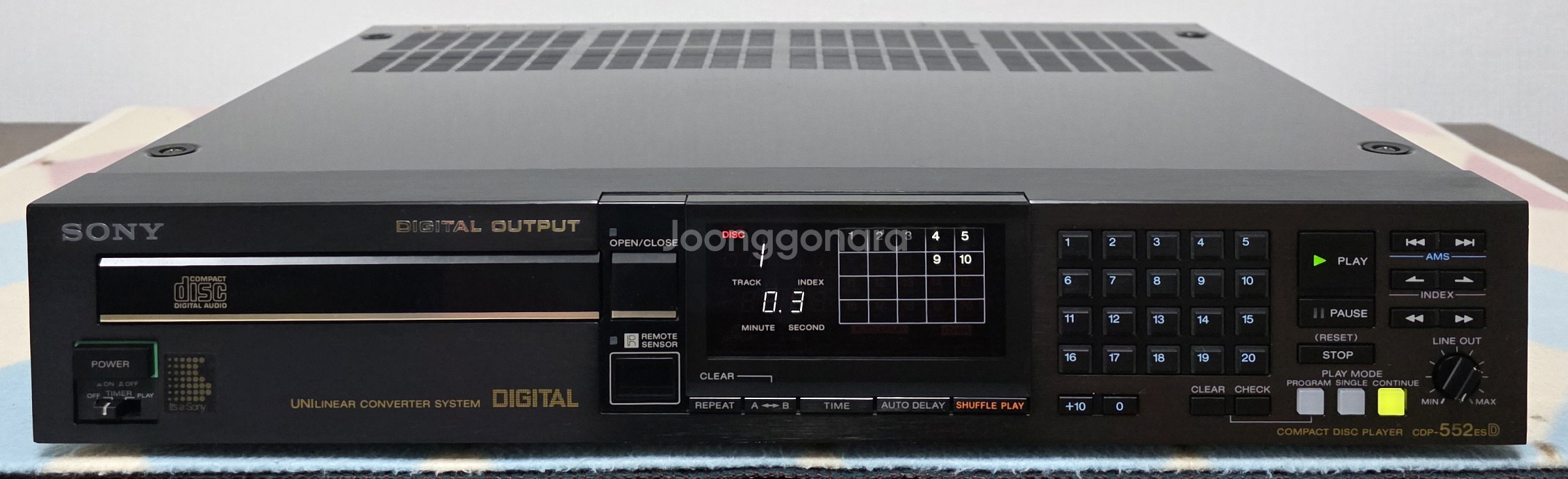 소니 CD 플래이어 CDP-552ESD--0
