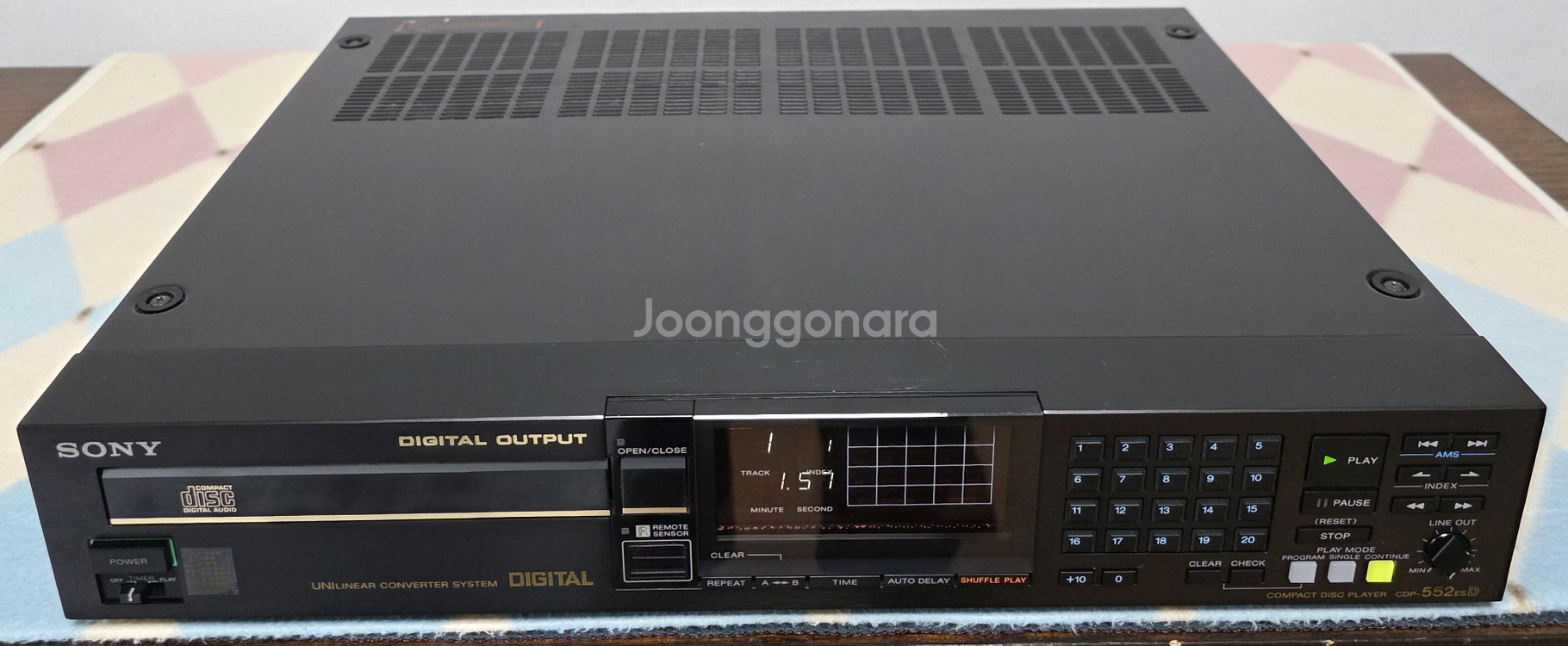 소니 CD 플래이어 CDP-552ESD--1