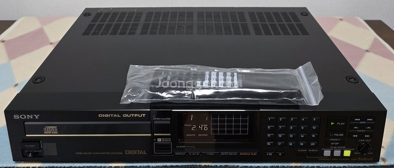 소니 CD 플래이어 CDP-552ESD--2