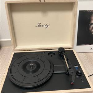 LP 플레이어 무선 블루투스 턴테이블 스피커 S급