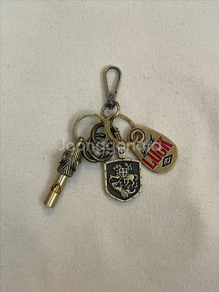 Good Luck Vintage Charm Keyrin--0