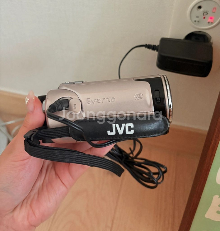 JVC everio 로즈골드색상 캠코더--1