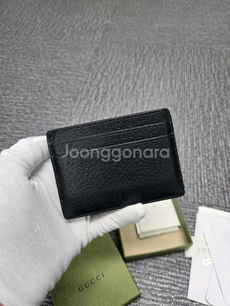 [특가][정품]구찌 블랙 오피디아 카드지갑--1