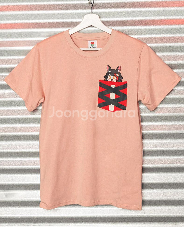 홀로라이브 게이머즈 x 오모캣 콜라보 티셔츠--3