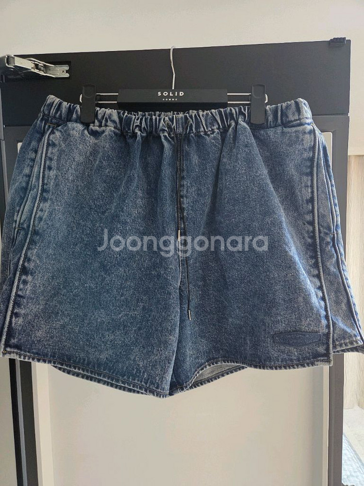 우영미 데님 반바지--0