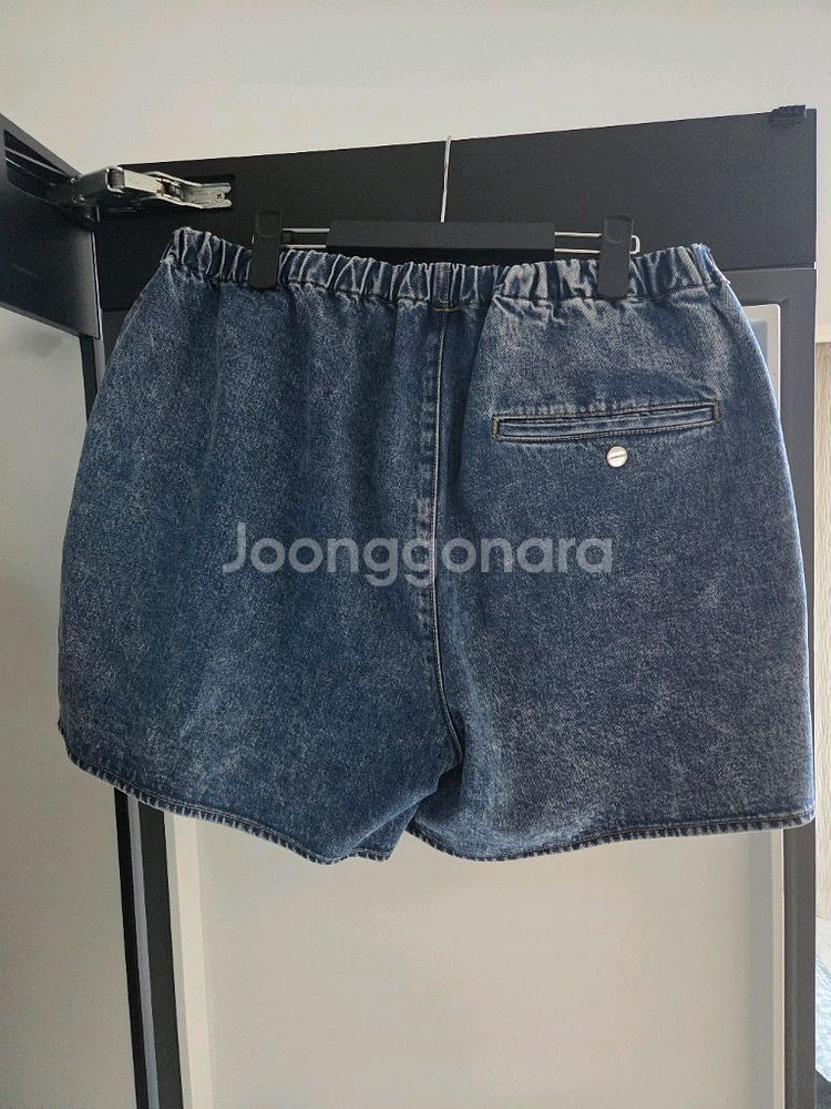 우영미 데님 반바지--1