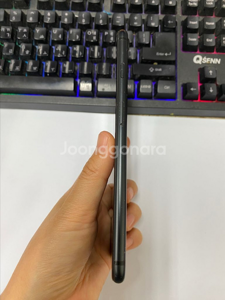 아이폰7플러스 매트블랙 액정SS급 128G 배터리100--5