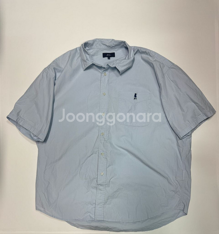 예일 오버핏 소라 반팔 셔츠 XL~~2XL--0