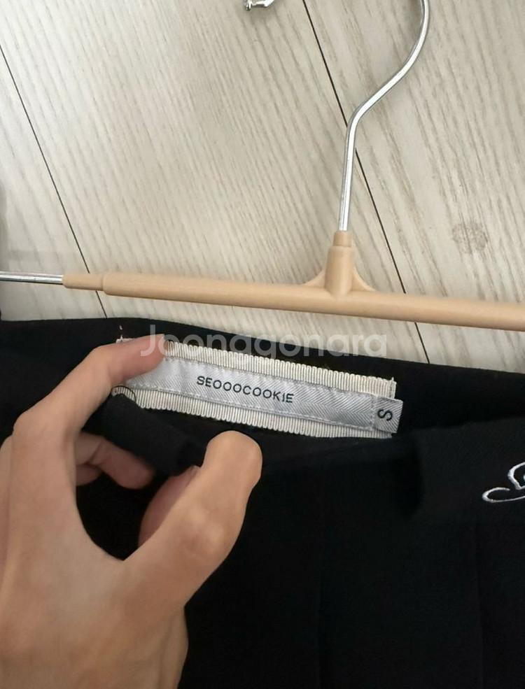 서쿠키 바빈 플리츠 스커트 블랙 s--2