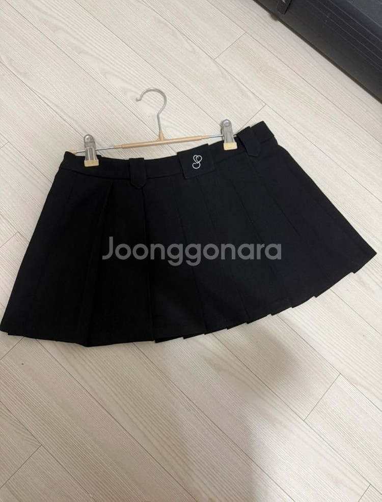 서쿠키 바빈 플리츠 스커트 블랙 s--0