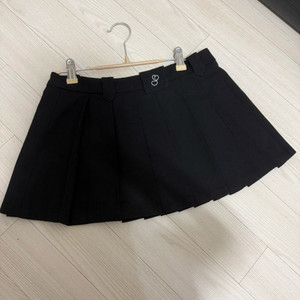 서쿠키 바빈 플리츠 스커트 블랙 s