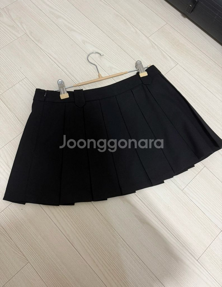 서쿠키 바빈 플리츠 스커트 블랙 s--1