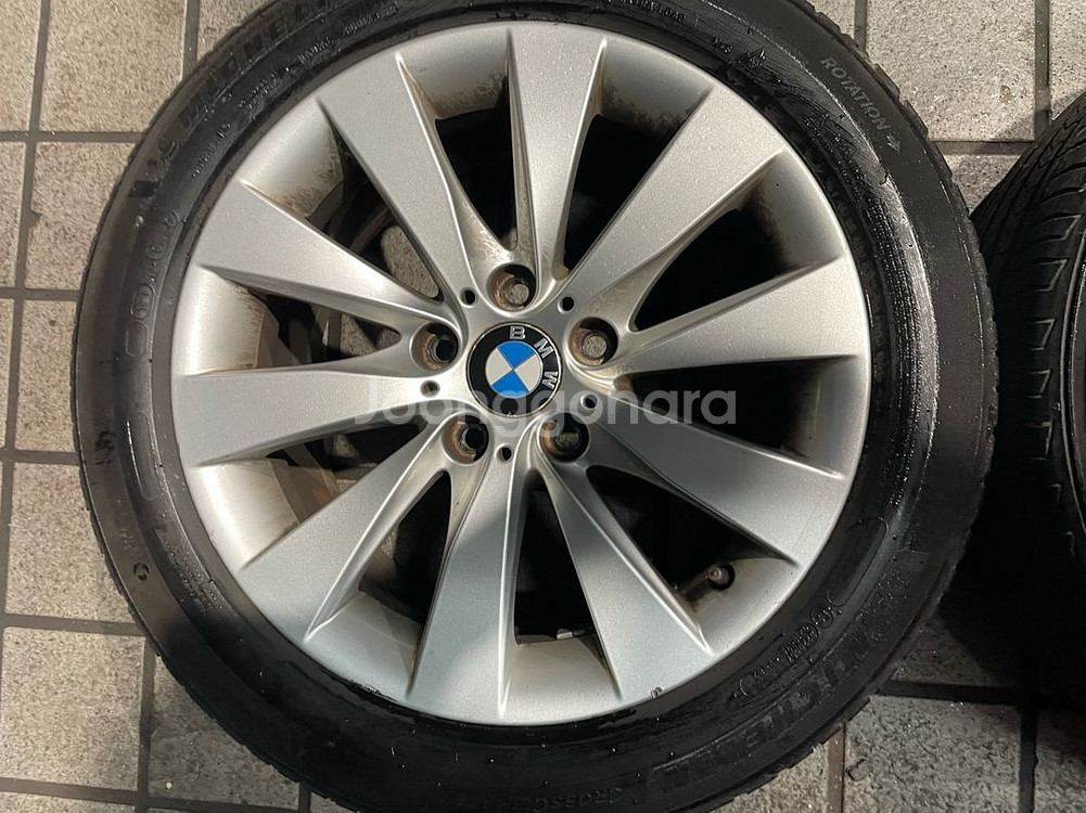 Bmw 17인치 휠타이어 한대분 저렴하게 판매합니다!--3