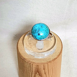 아리조나 터키석 은수공예 반지-16호(사이즈 수정 가능
