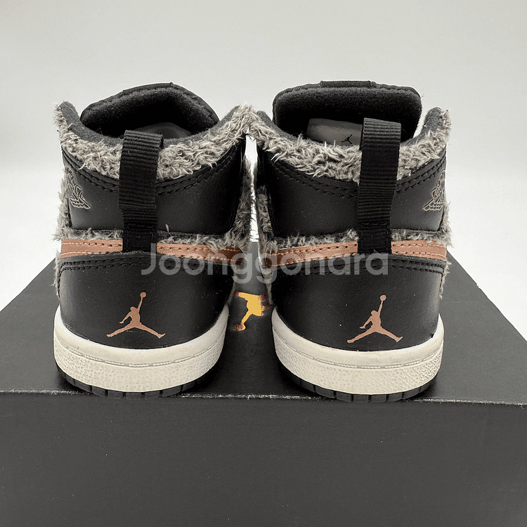 조던 1 레트로 하이 GT 키즈 120 블랙 브론즈--5