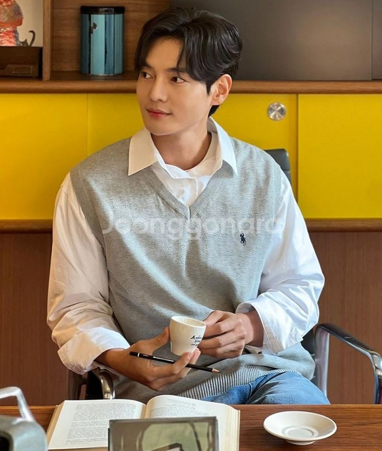 라파클럽 남녀공용 니트 조끼 베스트 L--0