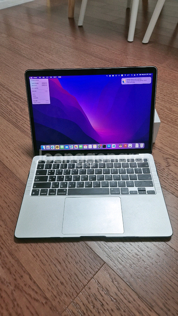 맥북에어 실버 M1 8Gb 13인치 SSD 256Gb--2