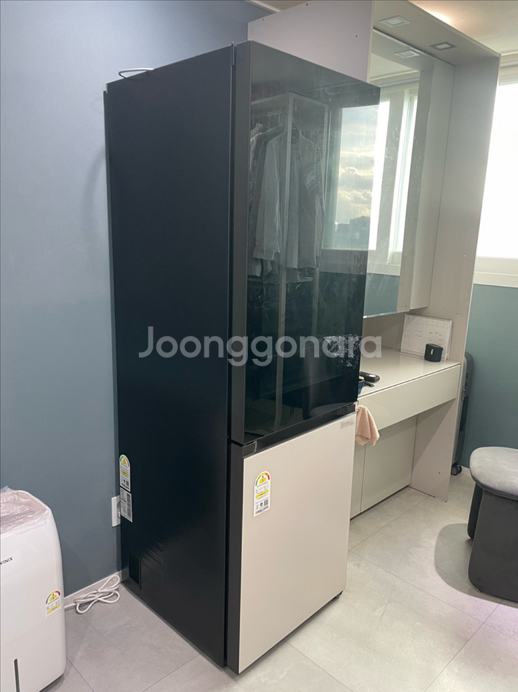 LG 모던엣지 냉장고 오브제컬렉션 노크온 349L--1