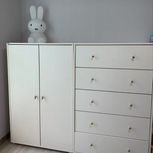 한샘 보나 키즈 옷장 서랍장