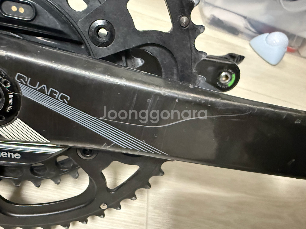 스램쿼크 카본 크랭크 172.5mm + 마진 파워미터기--1