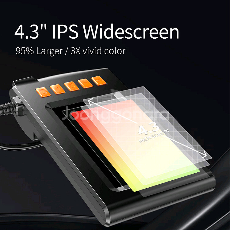 새상품)5M 64G포함사진,녹화내시경카메라FHD4.3인--1