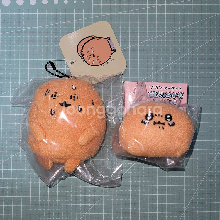 일괄) 나가노마켓 고로케 마스코트&방울키링/ 농담곰--0