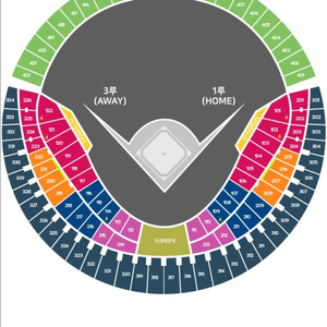 8/21 엘지 롯데 레드석 224블럭 2연석