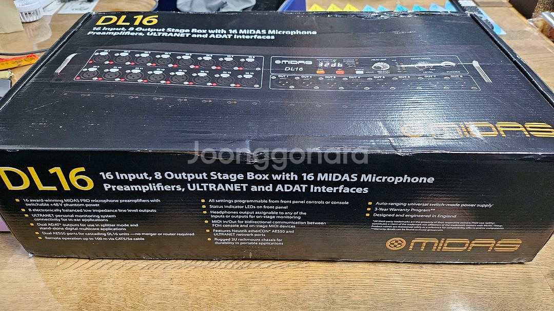 MIDAS DL16 스테이지랙 미사용 신품--0