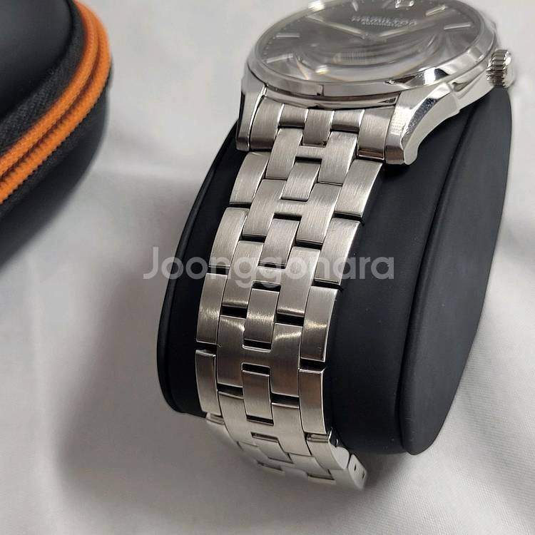 해밀턴 재즈마스터 오토매틱 블랙 43mm (백화점판)--4