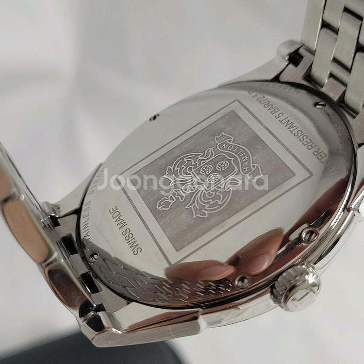 해밀턴 재즈마스터 오토매틱 블랙 43mm (백화점판)--7