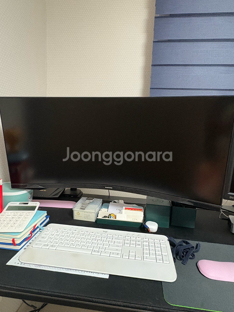 삼성 커브드 34인치모니터 C34G55TWWK--0