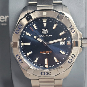 태그호이어 아쿠아레이서 데이트 청판 41mm