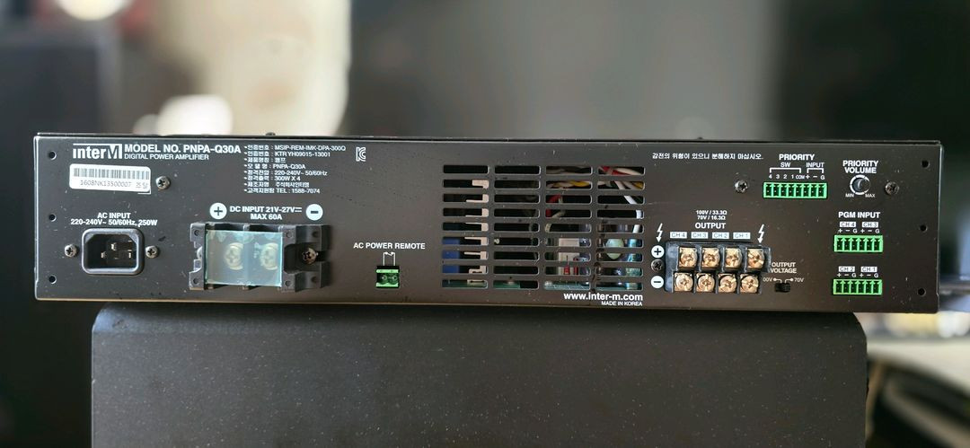 Inter-M 파워앰프 PNPA-Q30A 이미지