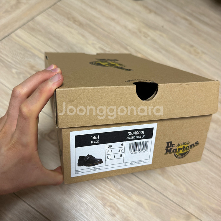 uk6,250) 닥터마틴 1461 버클 풀업 스무스--9