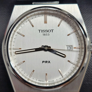 티쏘 PRX 40mm 백화점판 골드핸즈 쿼츠.
