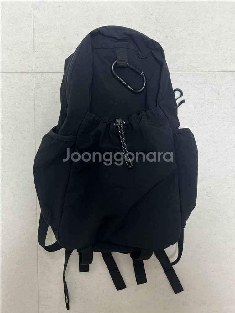 에메모가든 백팩 나일론 슬러브 블랙 075--0