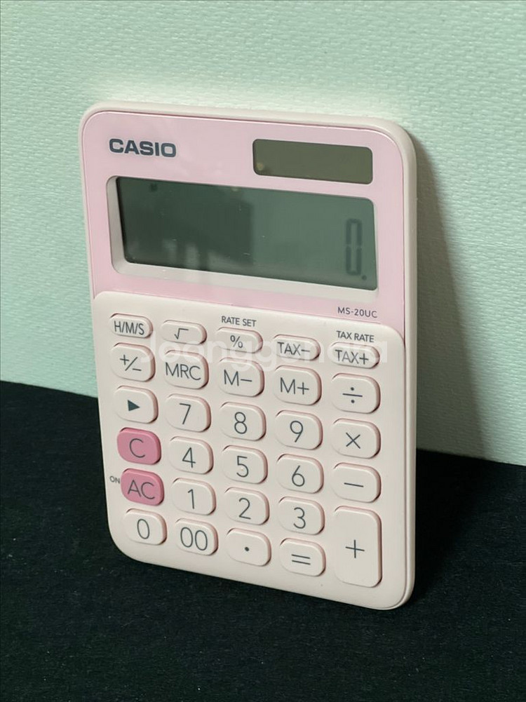 카시오 핑크 계산기 (택포)--1
