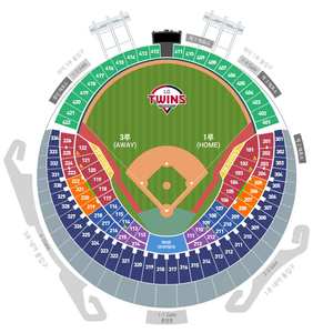 8월20일 21일 수,목 LG vs 롯데 외야 통로2인