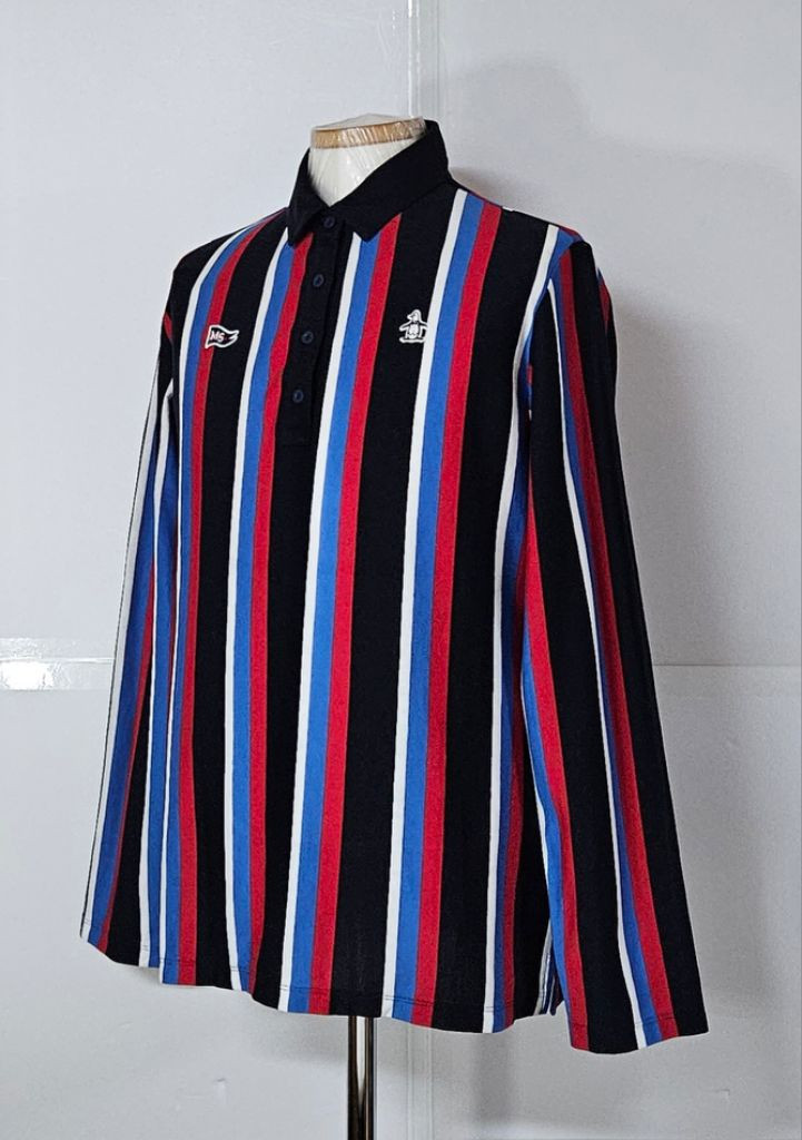 100)먼싱웨어골프 긴팔카라티셔츠 이미지