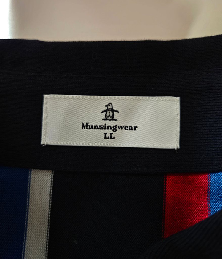 100)먼싱웨어골프 긴팔카라티셔츠 이미지