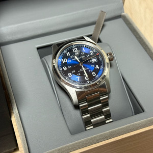 해밀턴 청판 카키필드 오토 42mm H70605140