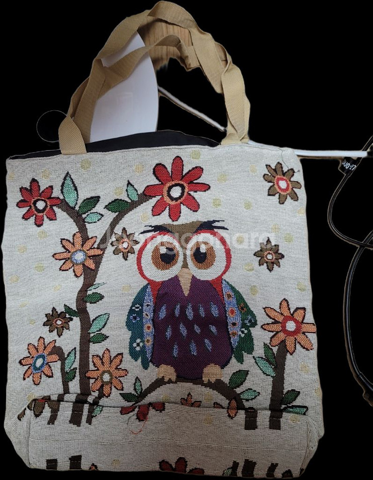 [새제품] 부엉이 에코백--0