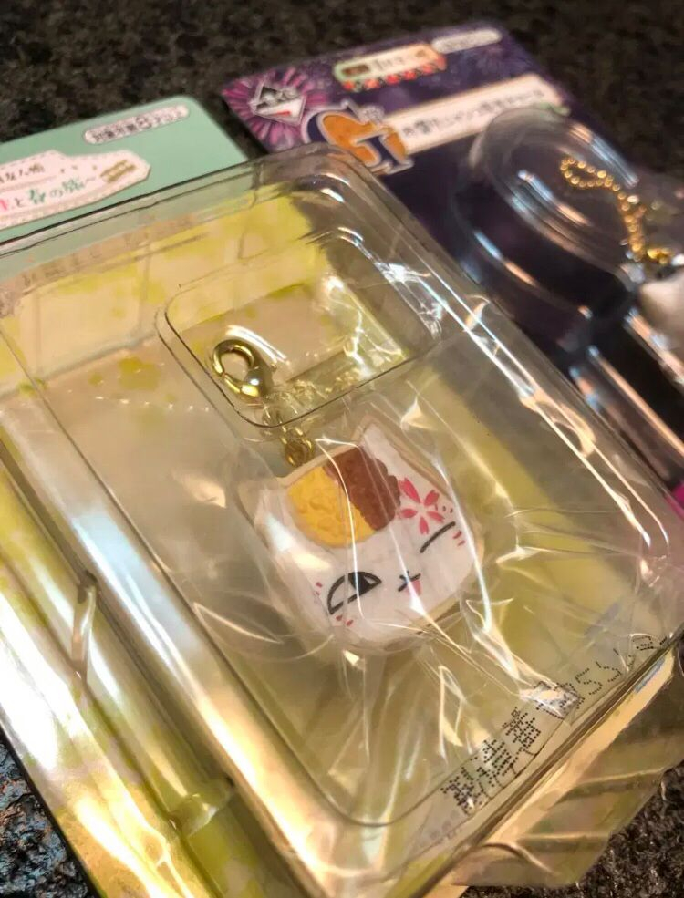 개당) 나츠메우인장 야옹선생 피규어 키링 스트랩 쿠지 이미지