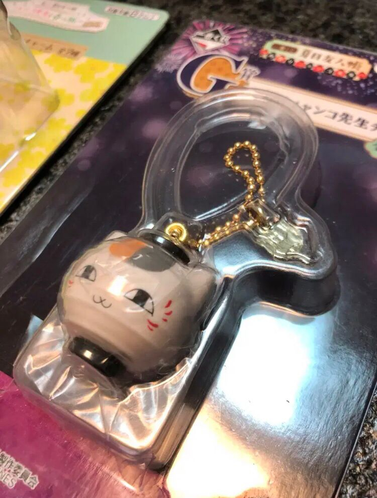 개당) 나츠메우인장 야옹선생 피규어 키링 스트랩 쿠지 이미지